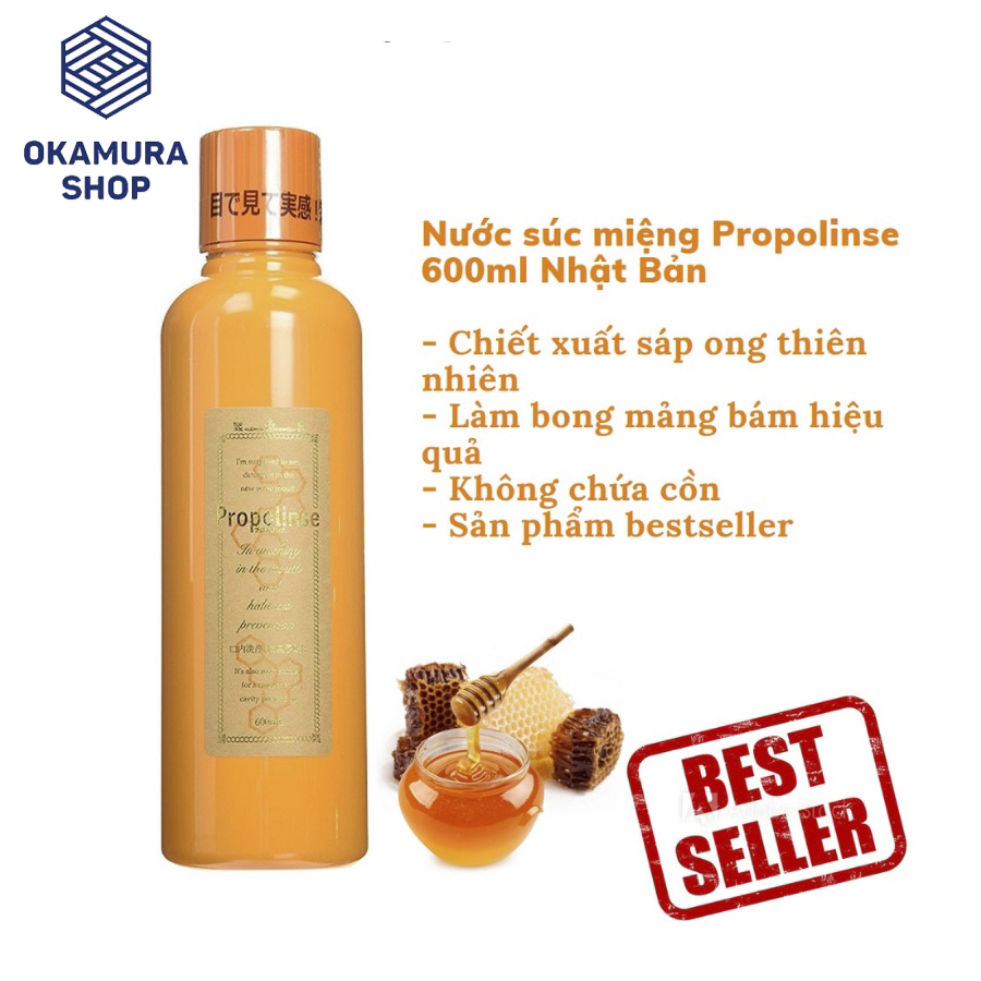 Nước Súc Miệng Propolinse Nội Địa Nhật Nhật Bản 600ml