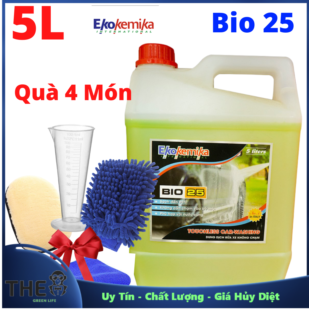 [HCM] Dung dịch rửa xe không chạm Ekokemika BIO 25 Tặng Khăn Lau Xe Uy Tín - Chất Lượng - Giá Hủy Diệt