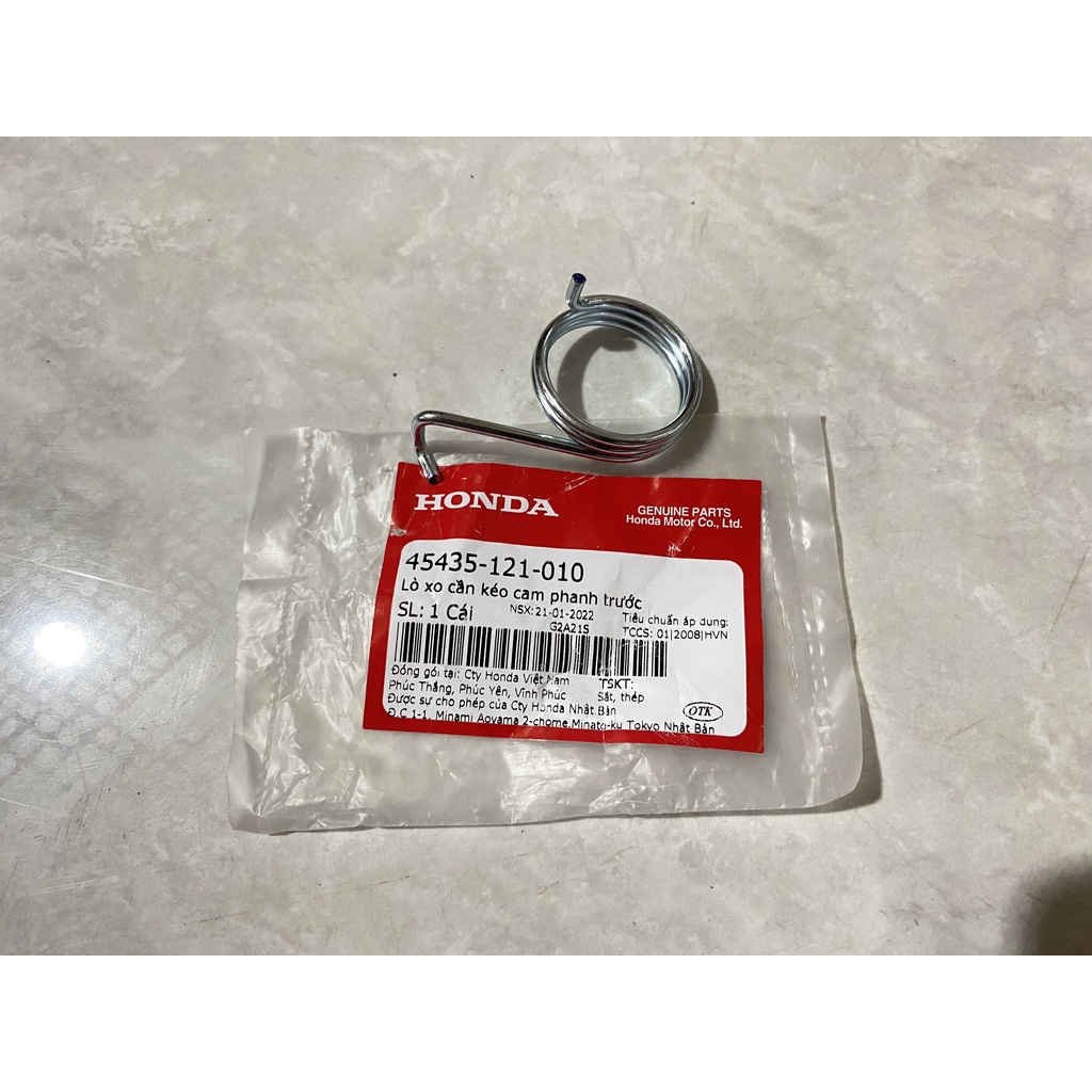Lò xo cần kéo cam phanh trước honda dream, blade số, wave s110 và nhiều dòng xe khác.