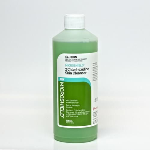 Dung dịch rửa tay sát khuẩn Microshield Chlorhexidine 2% 500ml