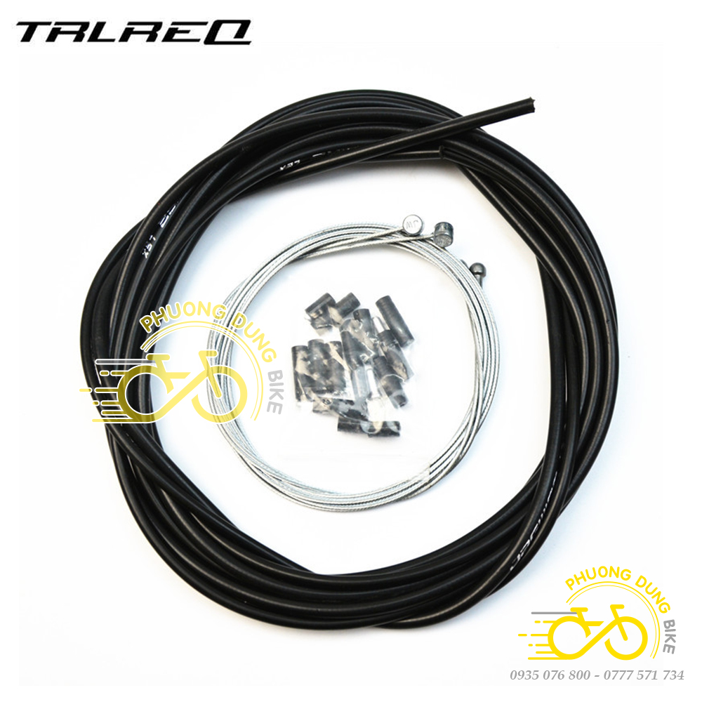 Bộ vỏ dây đề - dây phanh xe đạp có ruột dây phanh TRLREQ