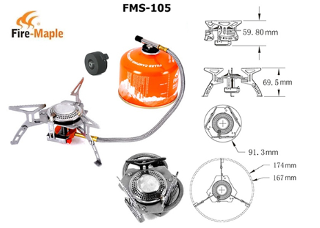 Bếp gas dã ngoại fire maple fms-105