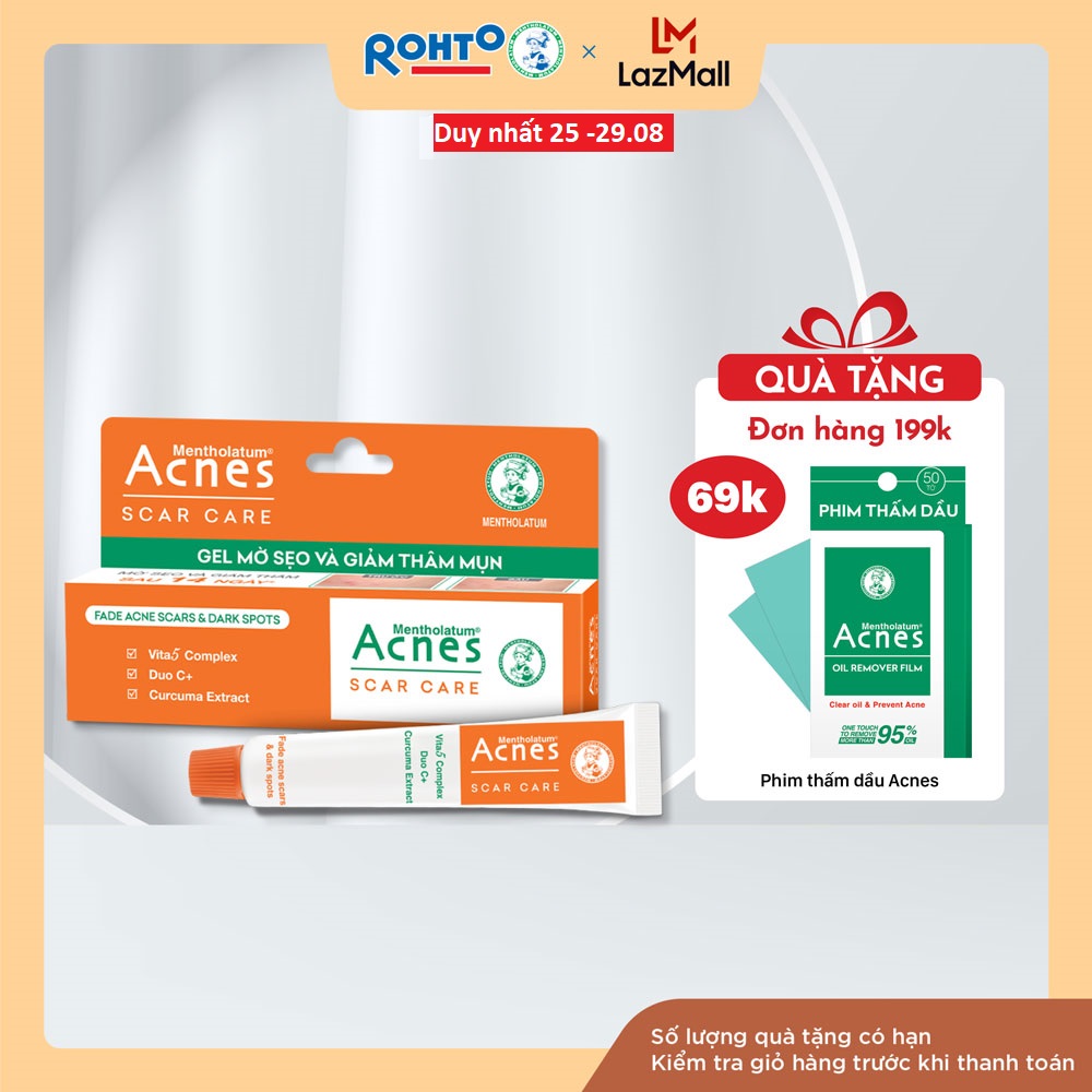 Kem mờ sẹo và thâm dạng gel Acnes Scar Care 12g Scar Care