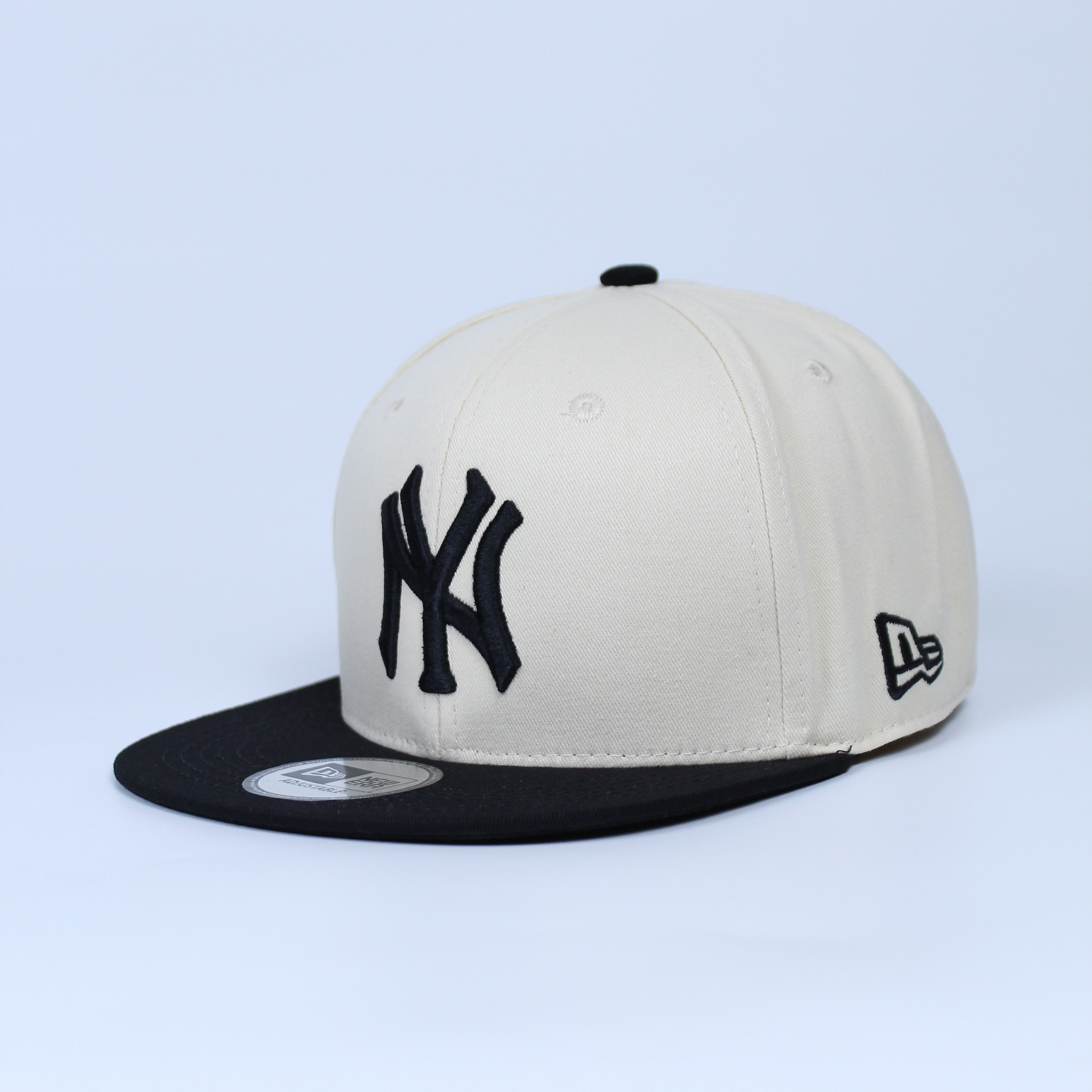 Mũ Nón Snapback Bít Đuôi NY Đen Thời Trang Unisex Cho Cả Nam Và Nữ Chất Liệu Kaki Dày Dặn Logo Thêu Nổi Đủ Size - Nón Hiphop Bít Đuôi - Mũ Nón Bóng Chày - 5