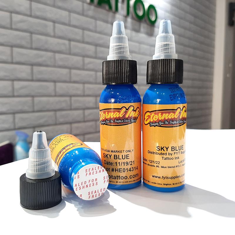 Mực xăm hình enternal ink sky blue 30ml