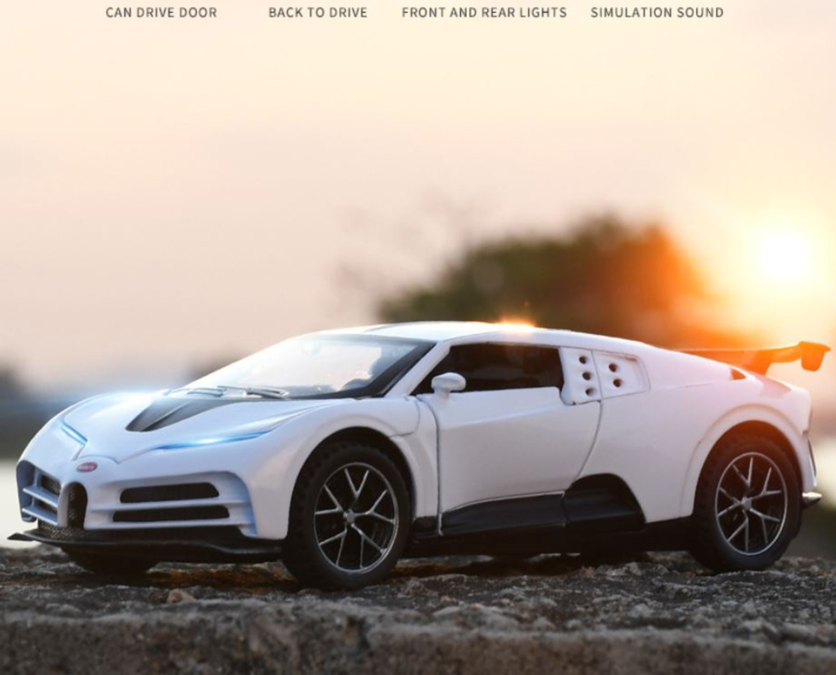 Mô hình xe kim loại Bugatti Centodieci tỷ lệ 1:32