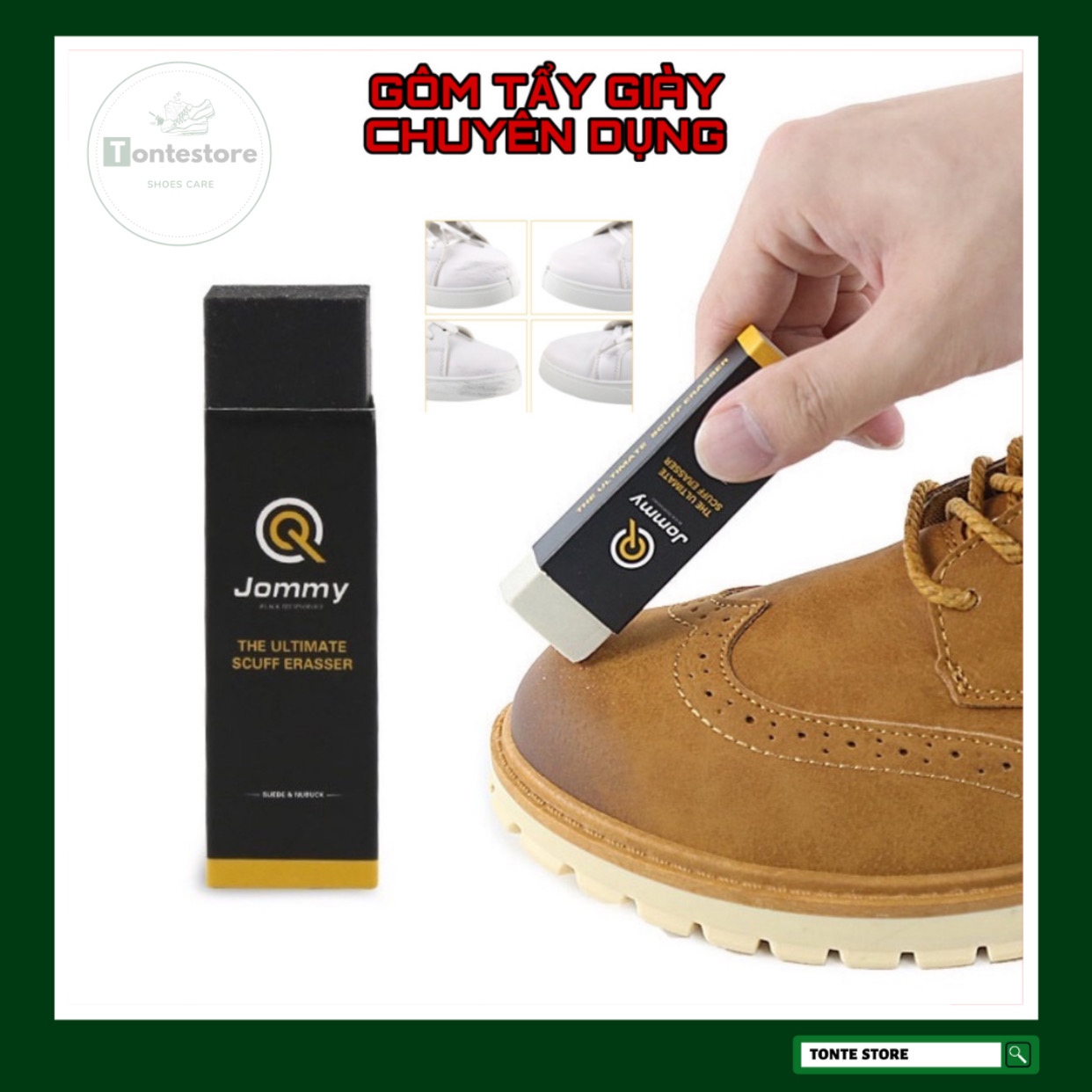 Cục gôm tẩy vết bẩn thông minh cho giày da, da lộn