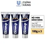 Combo 3 kem đánh răng CLOSEUP White Now - Trắng Bật Tông 3X tức thì từ Công nghệ Ánh Sáng Xanh 100g