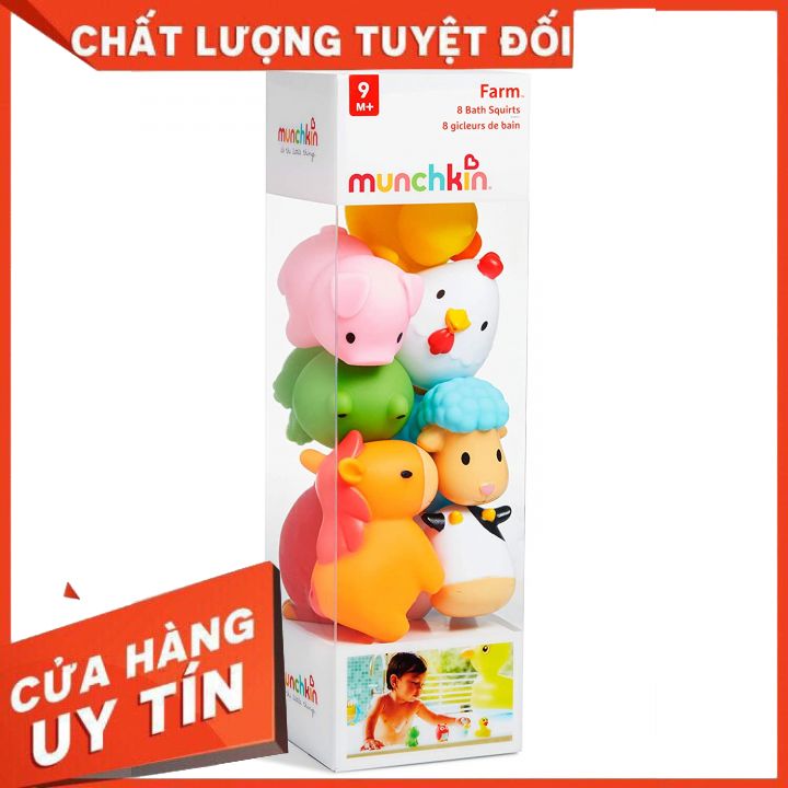 Đồ chơi nhà tắm nông trại munchkin cho bé
