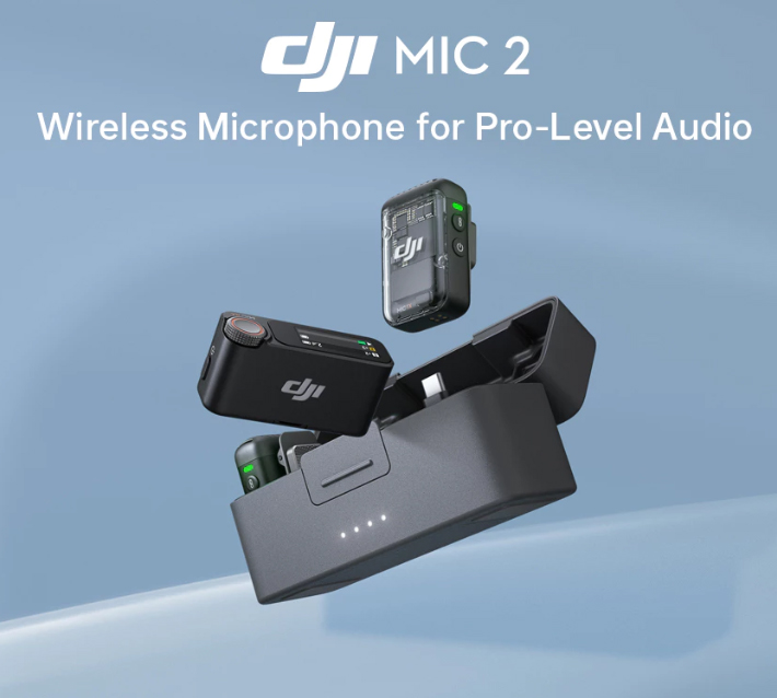 Micro Thu Âm DJI Mic 2 | Hàng Chính Hãng | Bảo Hành 12 Tháng