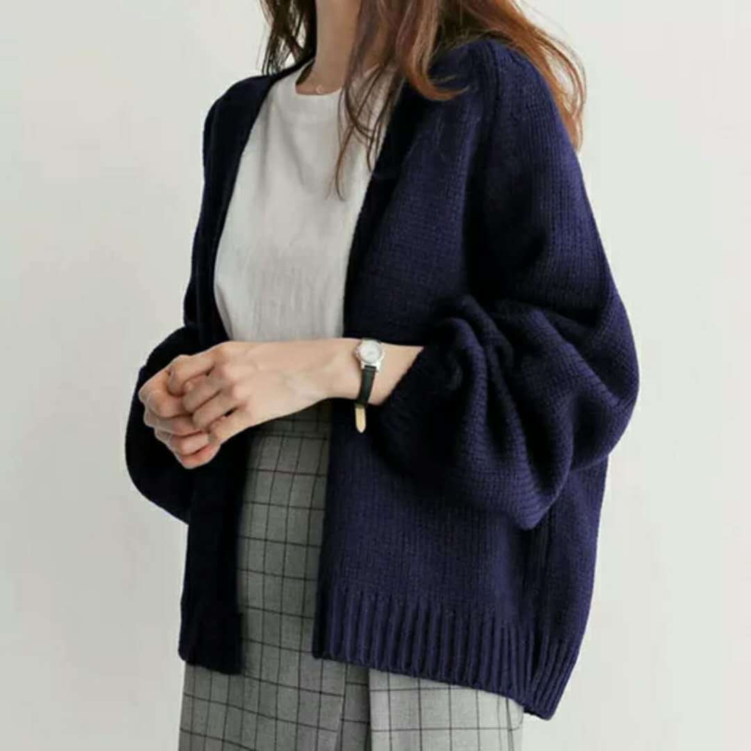 Áo khoác cardigan len dáng Hàn Quốc form rộng KL07