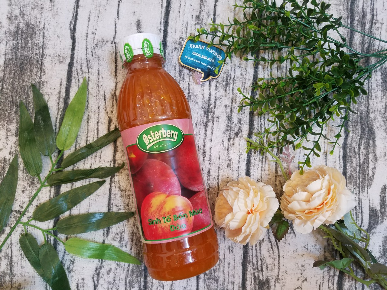 Sinh tố / mứt đào Osterberg 80ml (nguyên liệu pha chế trà sữa, thức uống)