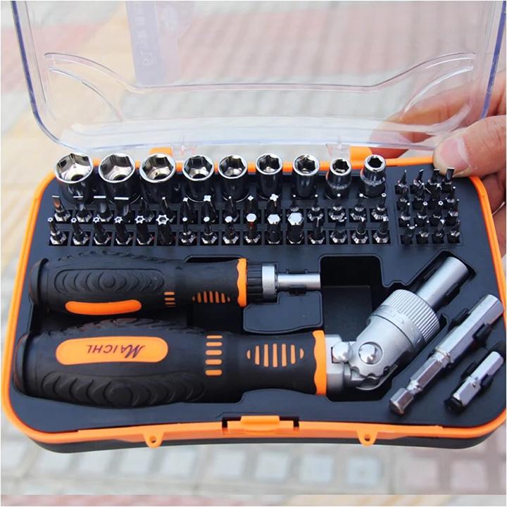 Free.Ship TQ Bộ công cụ vặn siết vít sửa chữa đa năng 61 chi tiết