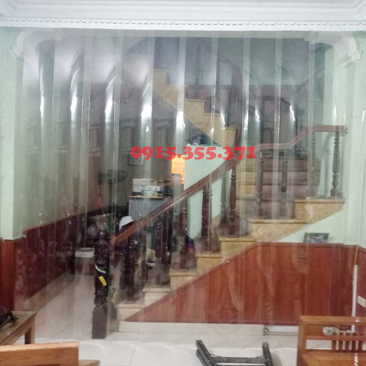 [HCM]Rèm nhựa (C 2.2m) ngăn thất thoát hơi lạnh điều hòa.