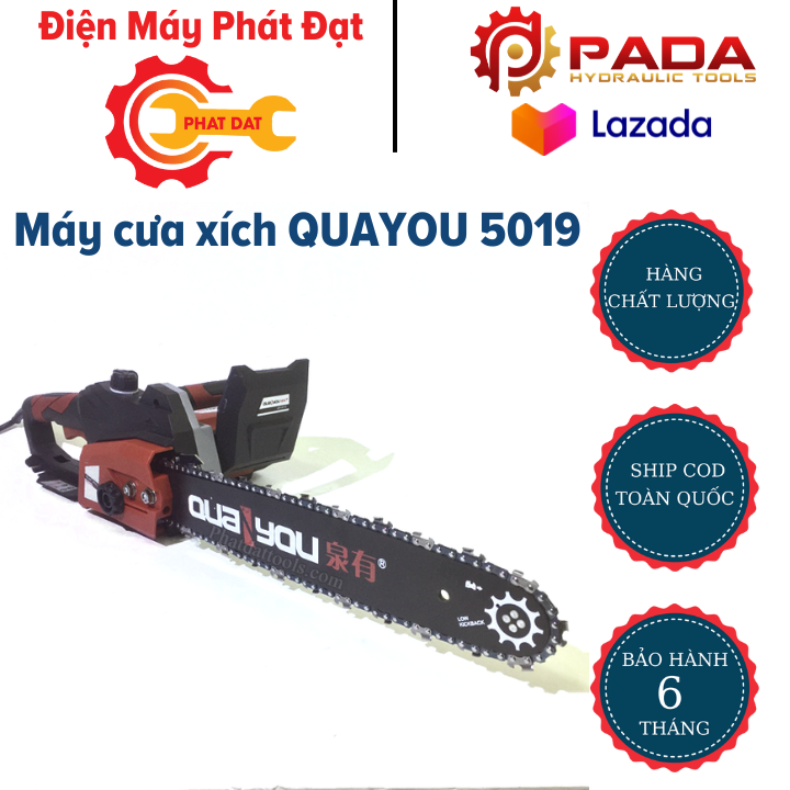Máy cưa xích quayou 5019 dùng điện 2000w