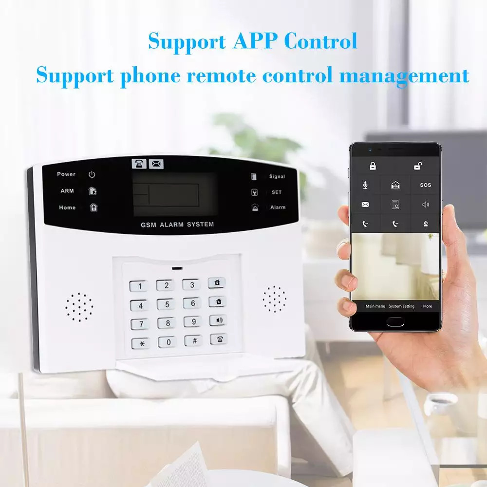 Bộ báo động trung tâm - báo động chống trộm báo cháy rò rỉ gas tràn nước bằng sim điện thoại