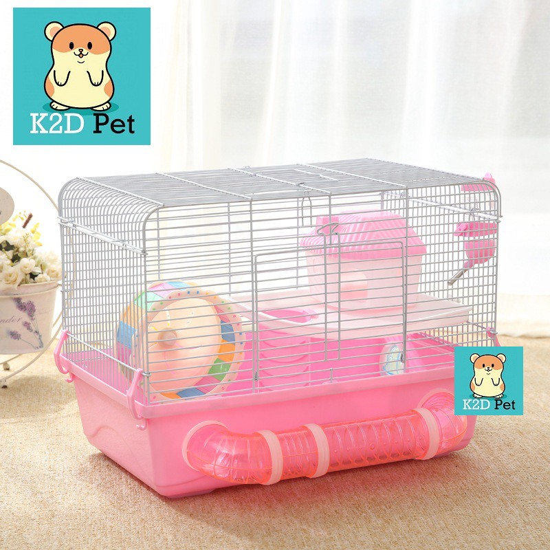 Lồng Hamster ống nối Size Đại 47x30x35cm