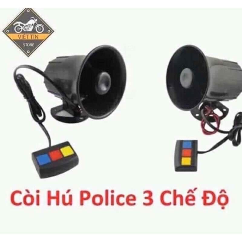 Còi hú cảnh sát 3 chế độ còi cảnh sát còi cứu thương