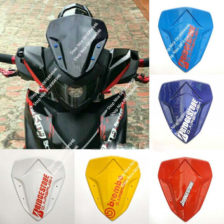 Ốp đầu mão NVX gắn độ chế các loại xe Wave Future Sirius Jupiter Exciter Axelo SH Vision ...