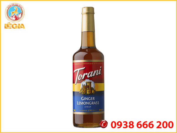 Siro Torani Gừng Sả 750ml - Torani Ginger Lemongrass Syrup