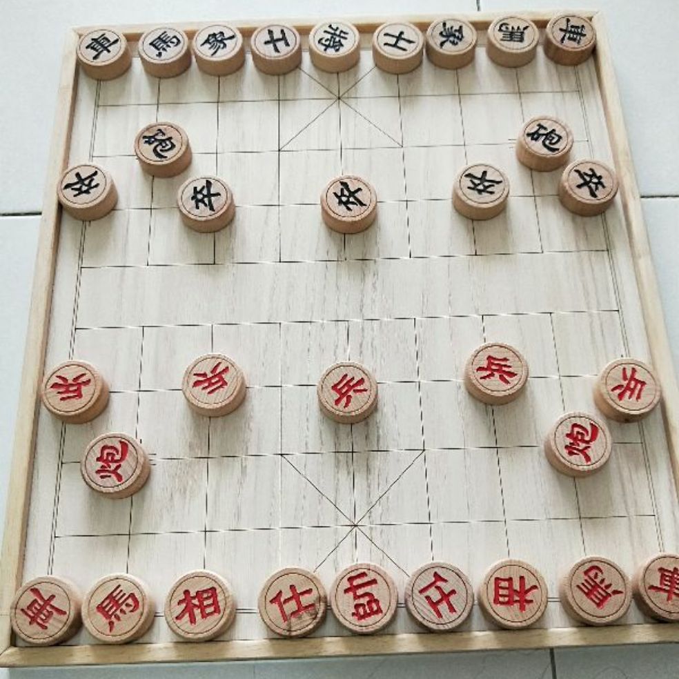 Bàn cờ tướng gỗ sồi