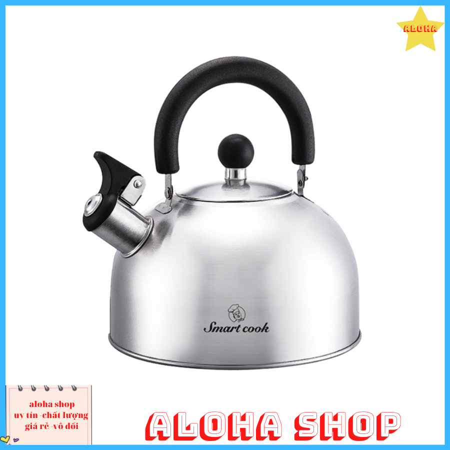 Ấm đun nước bằng inox 304 elmich samartcook 2.5 lít el 3372 - dùng được cho bếp từ, bếp hồng ngoại, bếp gas...