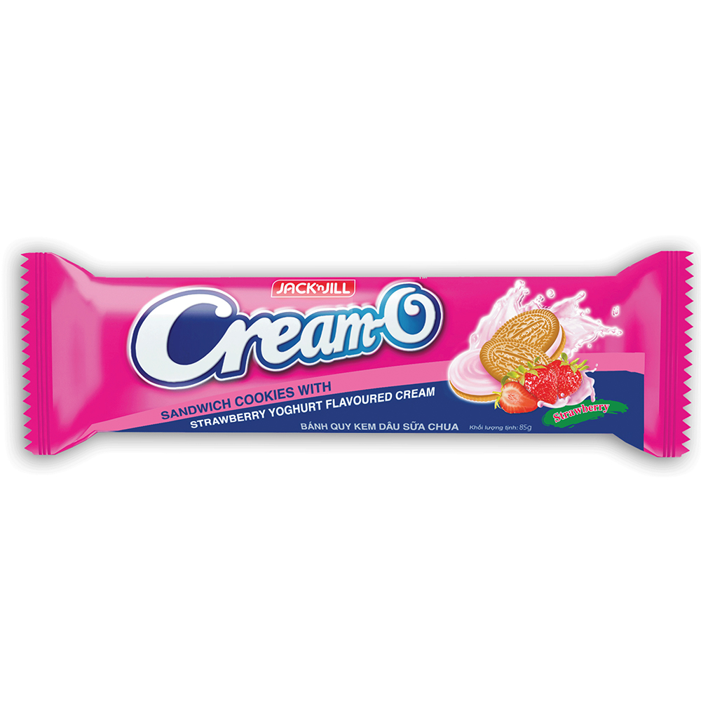 Bánh quy cream-o kem dâu sữa chua 85g