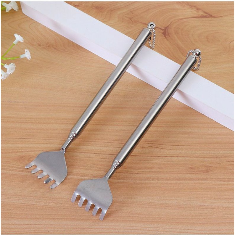 Gậy Gãi Lưng INOX Kéo Dài Gấp Gọn Bỏ Túi Tiện Lợi