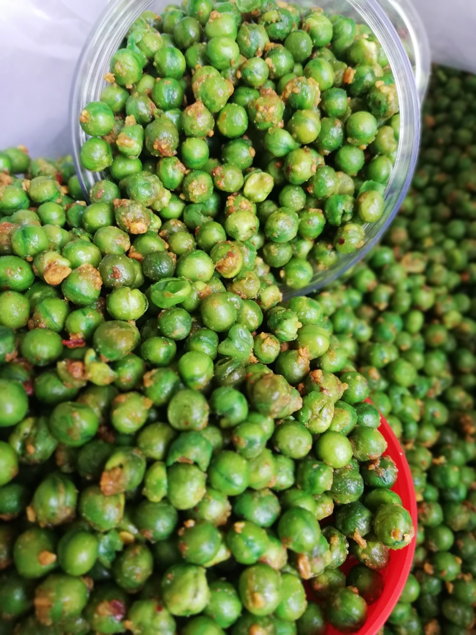 Đậu Hà lan tỏi ớt sấy ăn liền loại đặc biệt túi 500 gr, 1 kg cam kết hàng mới không hôi dầu