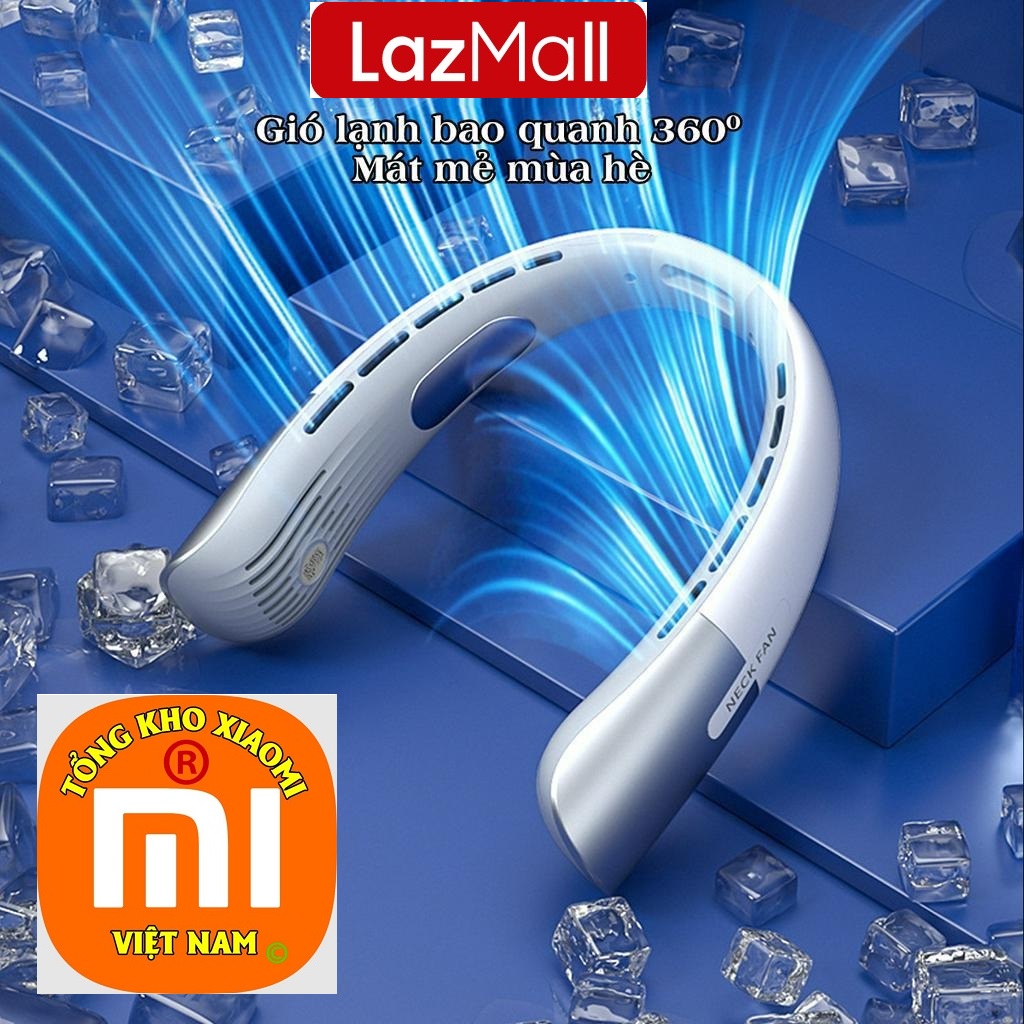 LazMall HÈ MÁT MẺ - SALE CỰC KHỎE Quạt, Quạt Điều Hòa, Máy Làm Mát Không Khí Chính Hãng Xiaomi Quạt Đeo Cổ Mini Không Cánh Xiaomi Cool Neck Fan Siêu Mát DS-009 Siêu Bền Và Tiện Dụng Cho Thời Tiết Oi Bức Làm Mát Toàn Thân Khi Đeo Vào Cổ