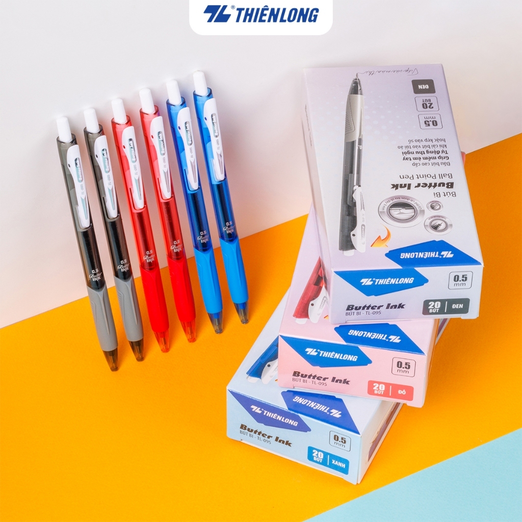 Bút bi thiên long tl095, hộp 20 cây giá tốt