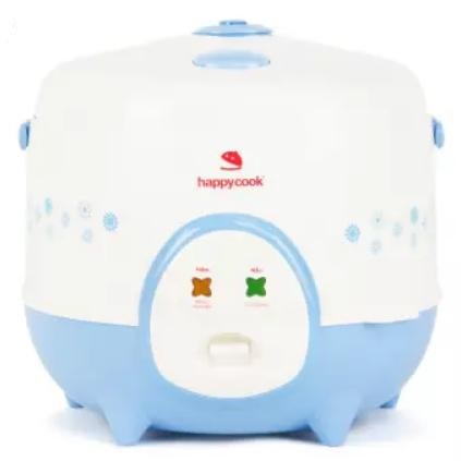 Nồi cơm điện happycook hc120 1.2l trắng phôi xanh