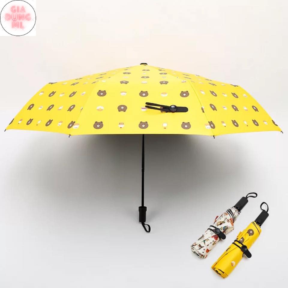 Ô gấp gọn bỏ túi hình gấu bền đẹp