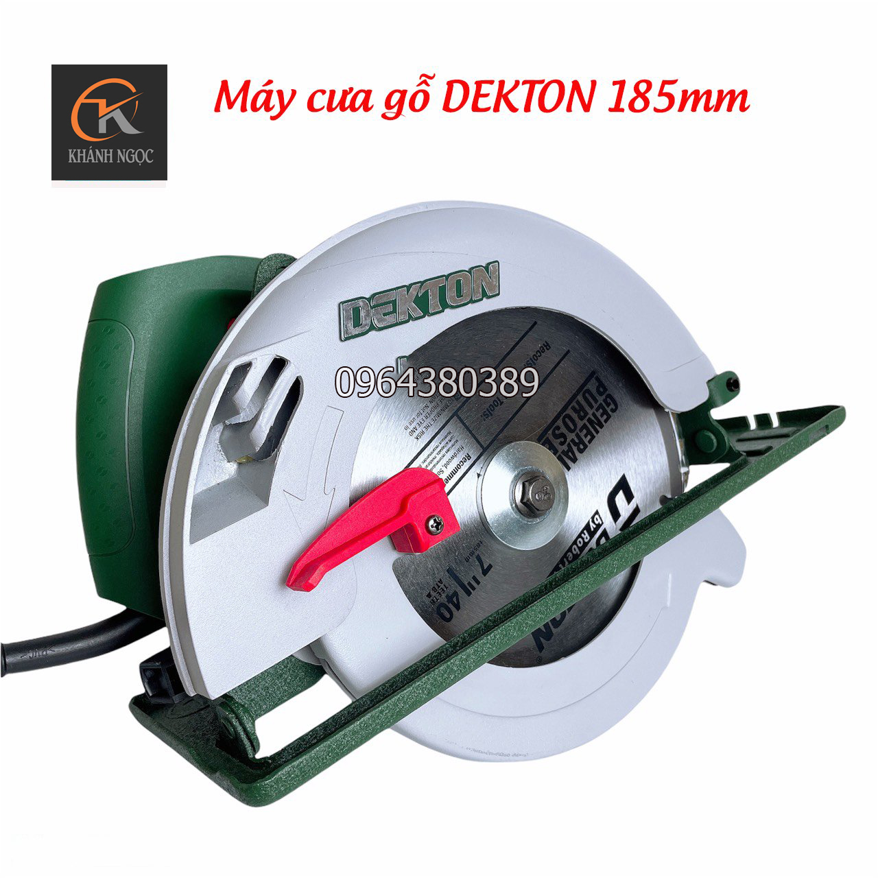 Máy cưa gỗ lưỡi 185mm Dekton Model DK-185 công suât 1500w