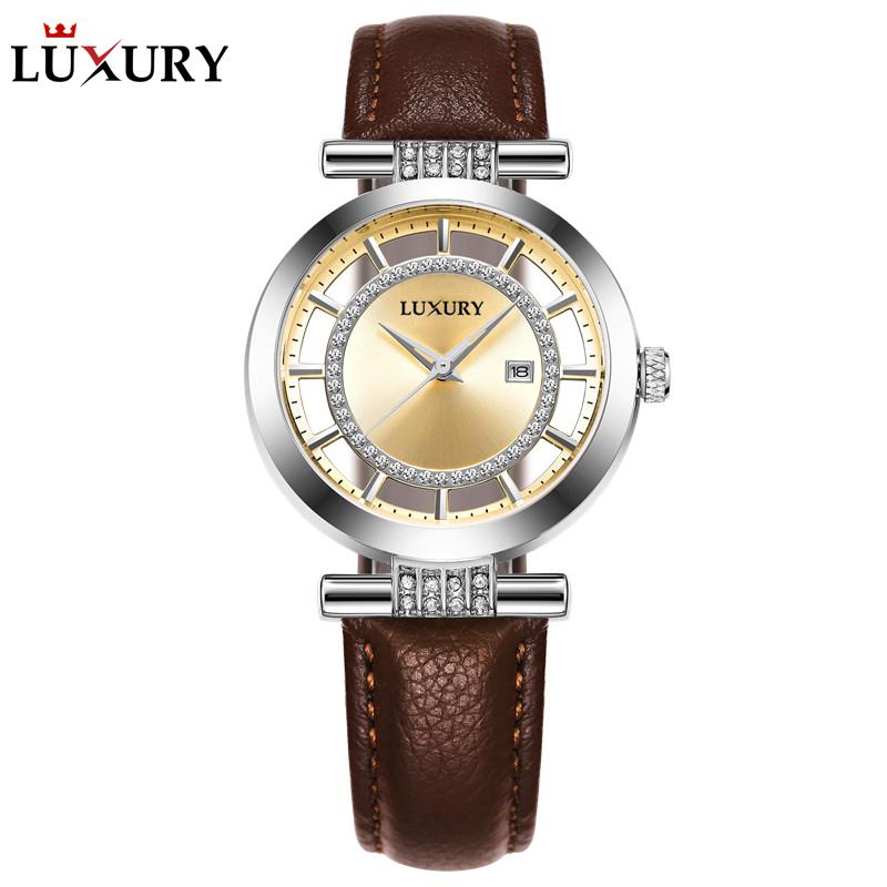 Đồng hồ Nữ LUXURY NACHI - Dây Da Cao Cấp - Hàng nhập Từ Pháp