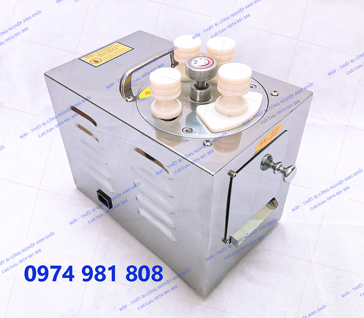 Máy thái lát nhân sâm, rễ củ quả dược liệu QY-1B công suất 300W, năng suất 800 lát/phút
