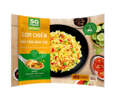 Cơm chiên hải sản ngũ sắc SGFood 200gr