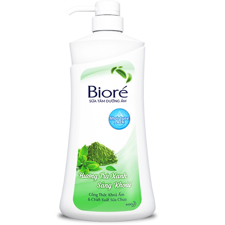 Sữa Tắm Bioré  Hương Trà Xanh Mát Dịu Sảng Khoái 530g