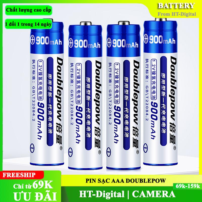 Pin Sạc AAA Bộ 4 Pin Sạc AAA 900mAh Doublepow - Pin Tiểu Sạc AAA
