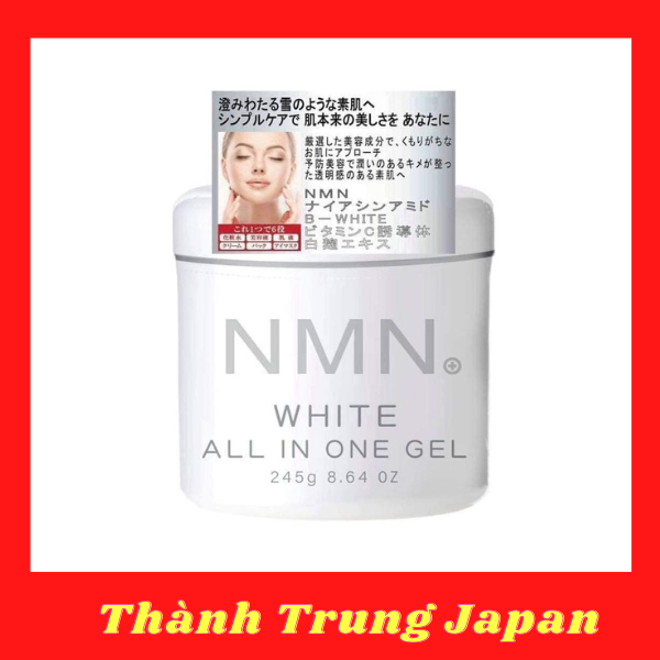 Kem dưỡng trắng da NMN White All In One Gel 245g Nhật Bản