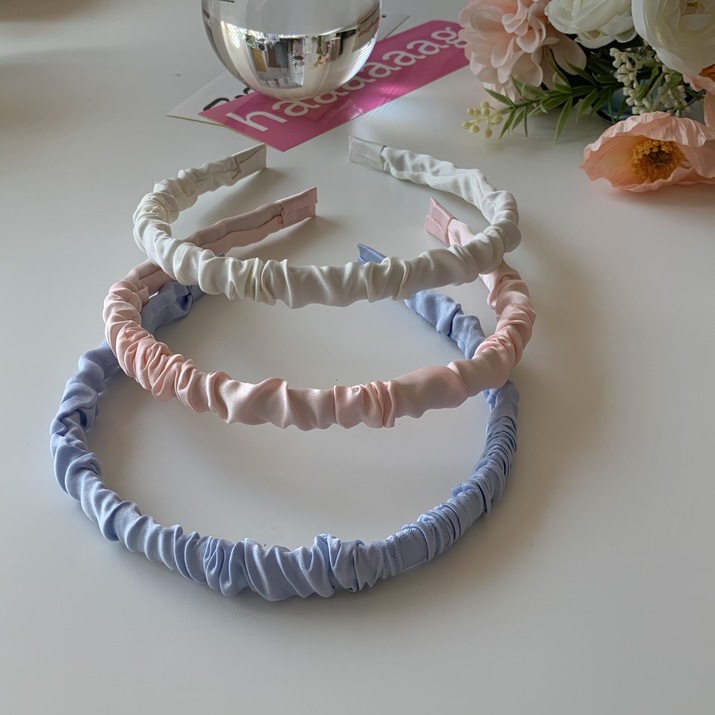 Cài tóc vải nhún dễ thương Luna headband phong cách Hàn Quốc
