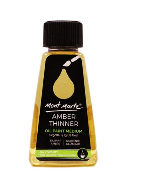 Dung môi làm mỏng sơn dầu, Mont Marte, Amber Thinner, 125ml