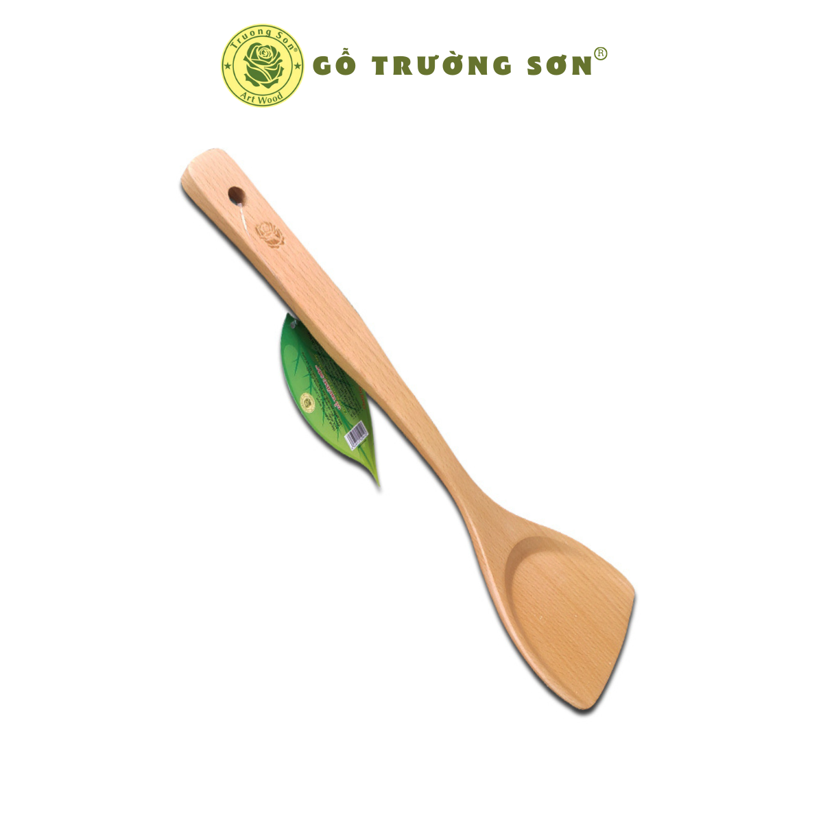 [HCM]Sạn Gõ Chiên Xào Thức Ăn - Sạn Gỗ 08 Xẻng Cán Dài  - Đồ Gỗ Nhà Bếp Thương Hiệu Trường Sơn