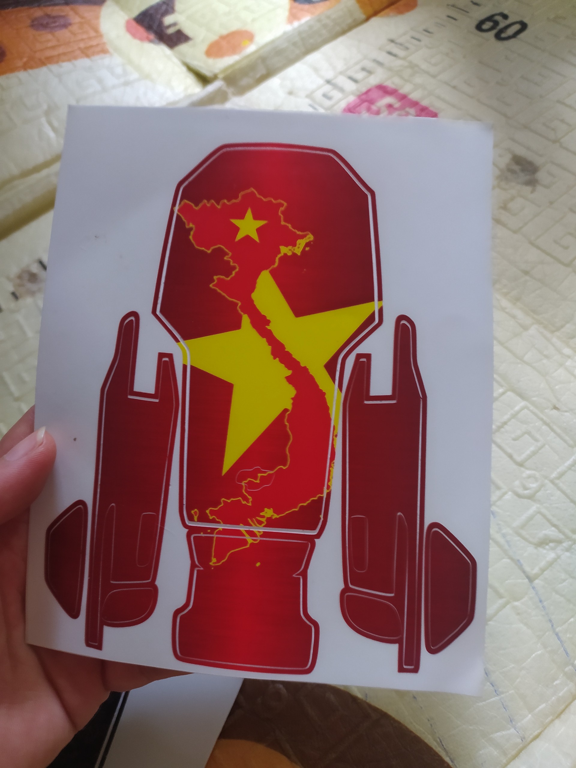 Skin Flycam Dji Mavic Mini 2 Cờ Đỏ Sao Vàng - Full Body