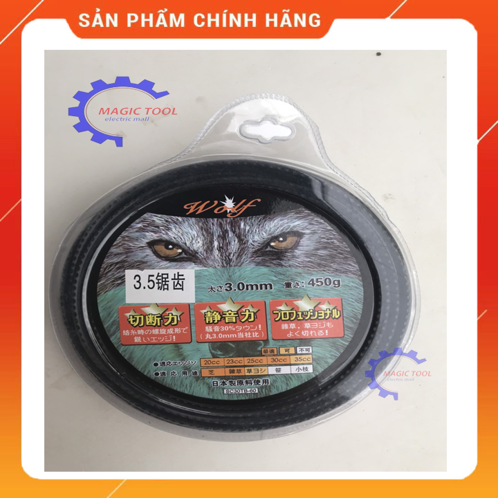Cước Cắt Cỏ Gai  3,5mm - 4mm DÙNG CHO MÁY CẮT CỎ - HÀNG CAO CẤP BỀN, RẺ