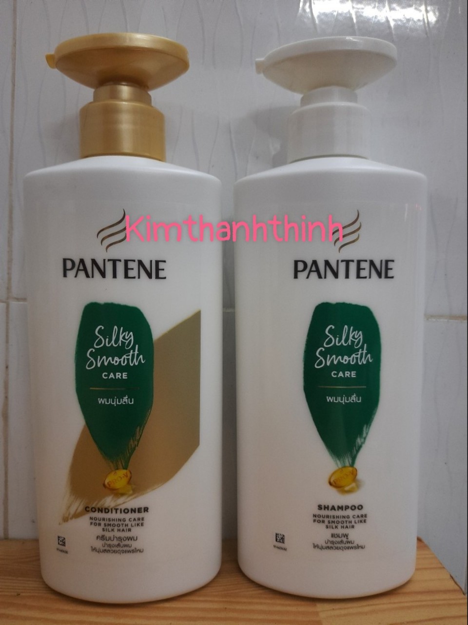 Combo 2 chai dầu gội và dầu xã pantine 410 ml - xuất xứ thái lan