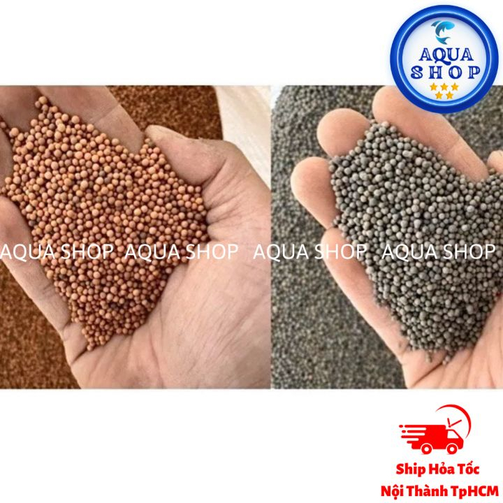 Hạt gốm trải nền bể cá cảnh, bể thuỷ sinh 500g, 1kg