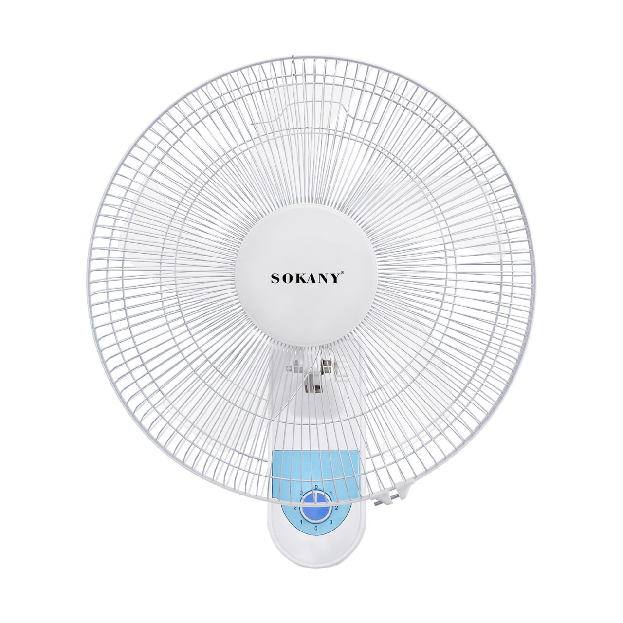 Quạt treo tường SOKANY, 5 cánh với động cơ bền bỉ, tản gió rộng hoạt động êm ái - SK19008
