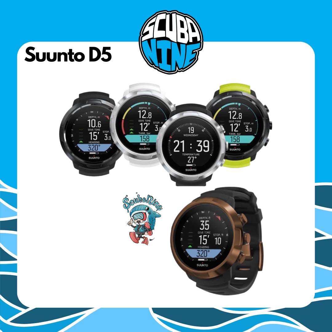 Local warranty [0% installments] (free shipping/0% installments) Suunto d5 with 5 colors dive computer