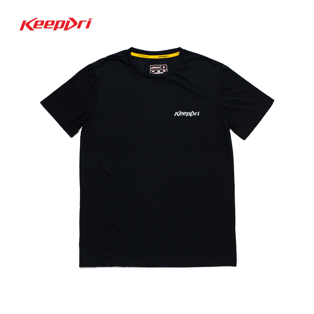 Áo thun thể thao keepdri màu đen ktmde01